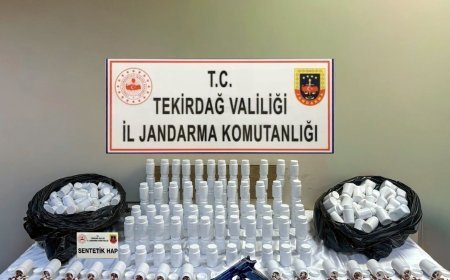 Tekirdağ’da 29 bin 232 uyuşturucu hap ele geçirildi; 1 şüpheli tutuklandı