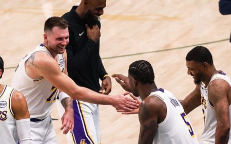 Luka Doncic 33 sayı attı! Lakers deplasmanda kazandı