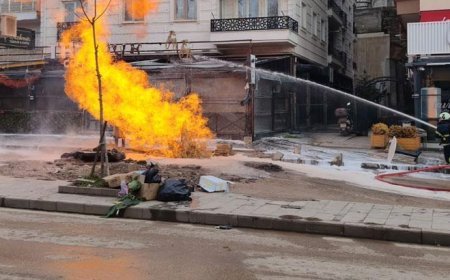 Kırıkkale'de doğal gaz borusu patladı, 1 işçi yaralandı