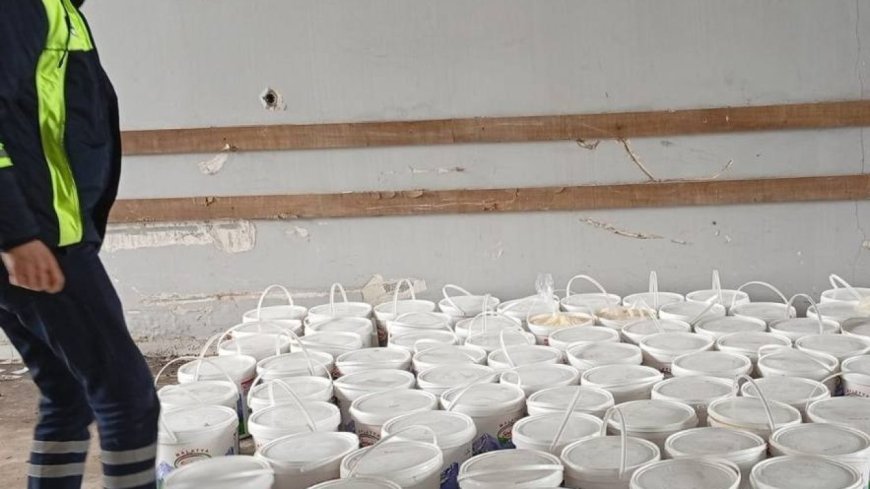 800 Kilo Sahte Tereyağı Ele Geçirildi