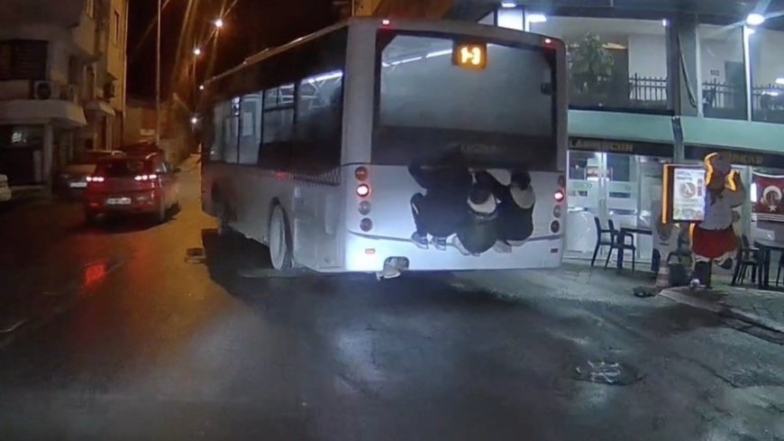 Çocukların tehlikeli yolculuğu kamerada