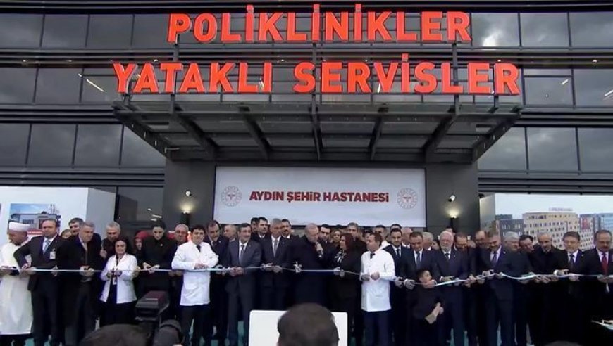 Son dakika... Aydın Şehir Hastanesi açıldı! Cumhurbaşkanı Erdoğan: Her açıdan Aydın'a layık bir eser oldu