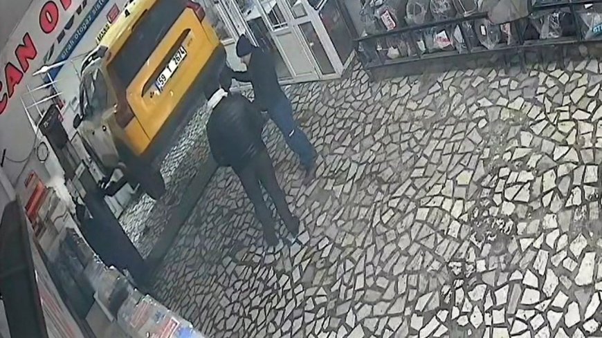 Bakımdaki taksi liften düştü