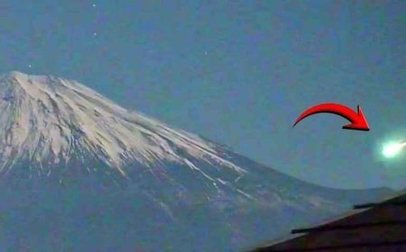 Ateş topu bir anda belirdi! Meteorun yeryüzüne düşme anı görüntülendi