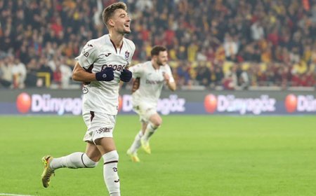 Ernest Muçi, golleriyle Trabzonspor'a katkı vermeye devam ediyor