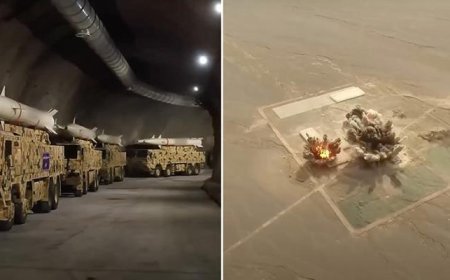 İran'ın yeraltı füze şehri! 'Düşmanın her türlü hamlesine hazırız'
