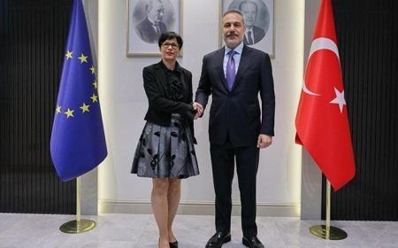 Dışişleri Bakanı Hakan Fidan, AB Komisyonu'nun Genişlemeden Sorumlu Üyesi Kos ile görüştü