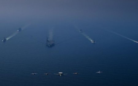 ABD’den güç gösterisi! Dev filo Umman’da