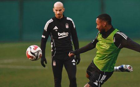 Beşiktaş'ta yeni transferler ilk kez idmanda!