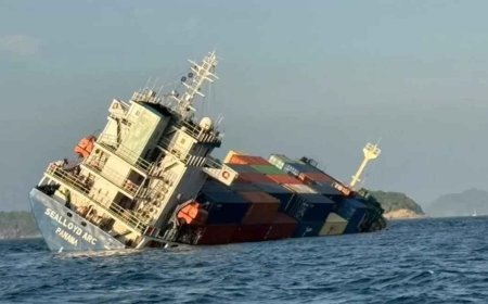 SON DAKİKA HABERLER: Petrol sızıntısı alarmı! Turizm cennetinde 297 konteynerlik gemi battı