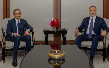 Ankara’da diplomasi trafiği! Dışişleri Bakanı Hakan Fidan Katarlı Mevkidaşı ile bir araya geldi