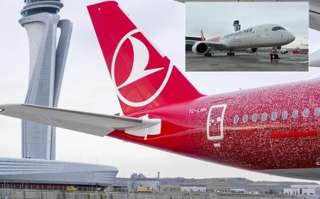 THY'nin 500'üncü uçağının özel uçuşu en çok takip edilen uçuş oldu