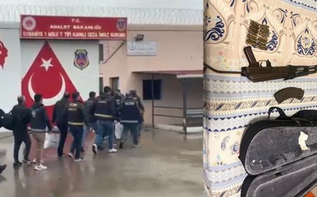 Silah tacirlerine baskın. Keman kutusundan otomatik tüfek çıktı