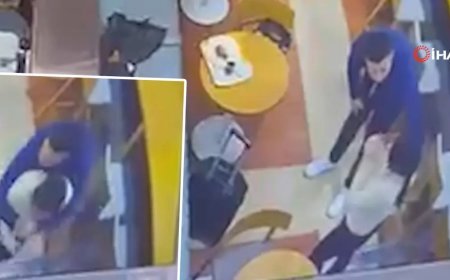 İstanbul Havalimanı'nda garsondan hayat kurtaran müdahale