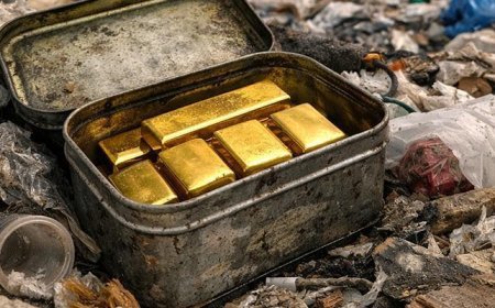 Ev temizliği başına bela oldu! 20 külçe altını 'yanlışlıkla' çöpe attı: 'Samanlıkta iğne aradık'