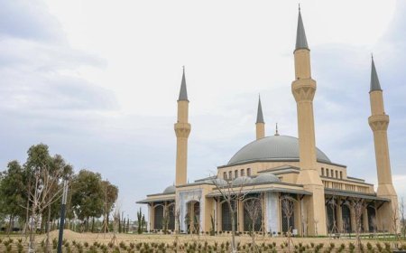 KKTC'de yapımı tamamlanan Millet Camisi ramazana hazır