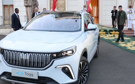 Cumhurbaşkanı Erdoğan'dan Etiyopya Başbakanı Ahmed Ali'ye Togg hediyesi