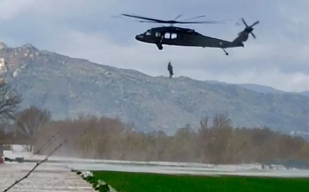 1 haftadır oradaymış! Aydın'da sel nedeniyle mahsur kalan kişi helikopterle kurtarıldı