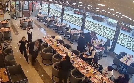 İftar saatinde restoran sahibine silahlı saldırı; olay anı kamerada