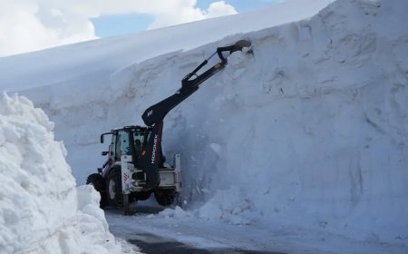Muş’ta kar kalınlığı 6 metreyi aştı