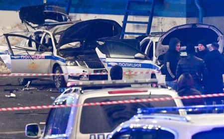 Moskova'da patlama: 1 polis öldü, 2 polis yaralandı