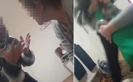 Üvey babadan 9 yaşındaki çocuğa şiddet