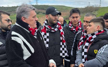 Beşiktaş Başkanı Serdal Adalı taraftarlarla birlikte deplasmana gidiyor!