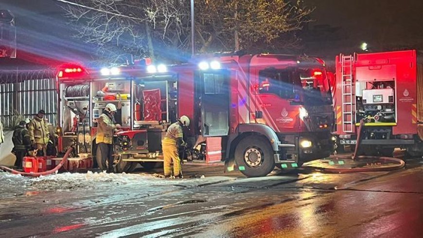 Avcılar'da tekstil deposunda yangın!