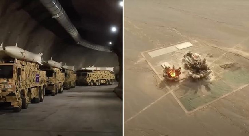 İran'ın yeraltı füze şehri! 'Düşmanın her türlü hamlesine hazırız'