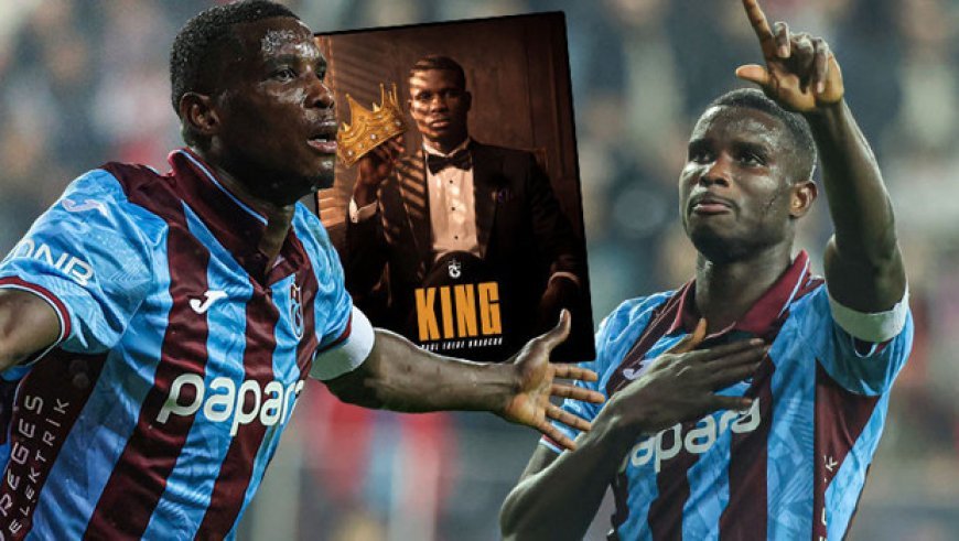 Paul Onuachu, Samsun'da Trabzonspor tarihine geçti: Gol krallığında zirveye oturdu!
