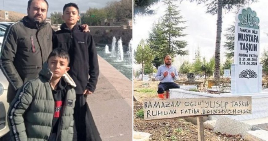 Bir babanın en zor görevi. Zorbalık kurbanı çocuklarına yakın olmak için mezarlıkta işe başladı