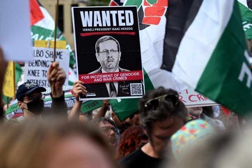 Avustralya'da İsrail Cumhurbaşkanı Herzog'a soğuk duş! Binlerce kişi protesto etti