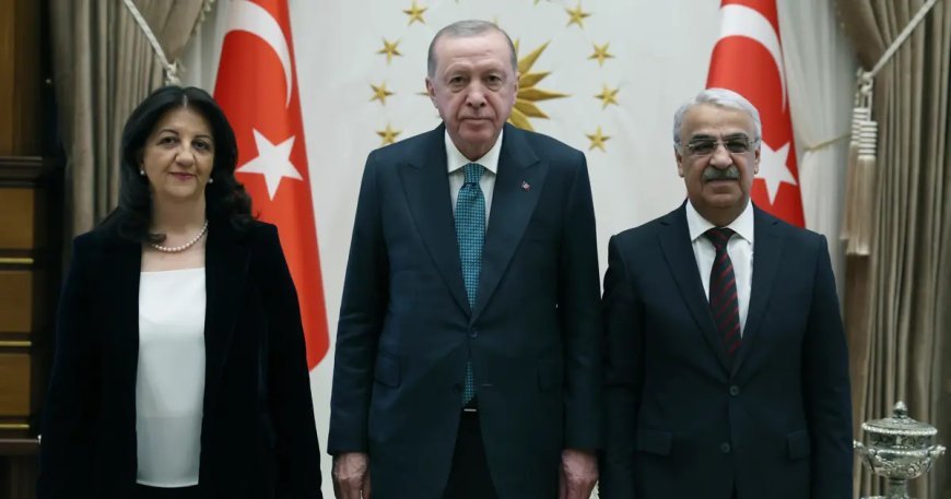 Cumhurbaşkanı Erdoğan ile görüşmenin ardından DEM Parti'den açıklama: "Süreç kararlılıkla sürdürülecek"