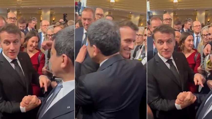 SON DAKİKA HABERLER: Almanya'dan skandal görüntü! Macron ile terör örgütü SDG/YPG elebaşı Abdi kucaklaştı