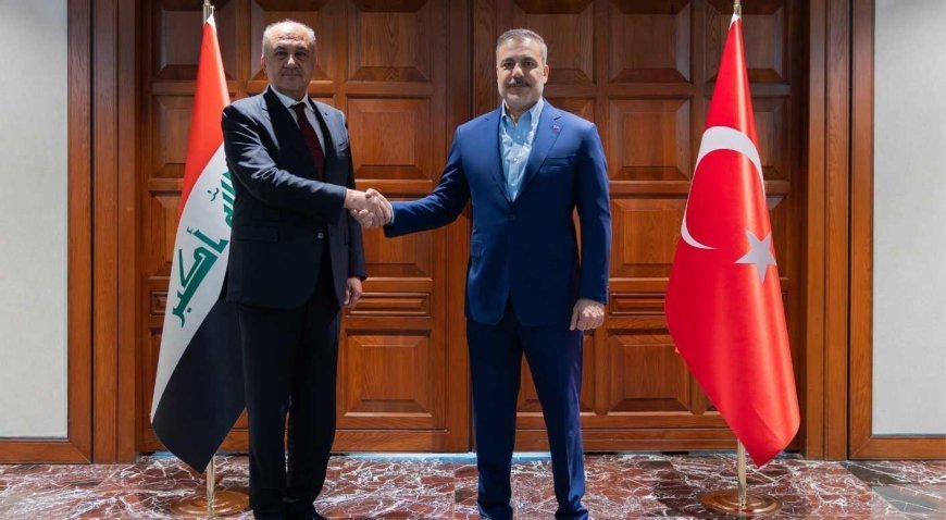 Dışişleri Bakanı Hakan Fidan, Irak Savunma Bakanı Abbasi ile Ankara'da görüştü