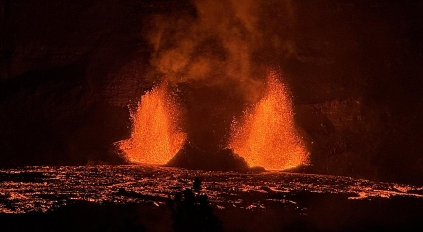 2 yılda 42 patlama! Klauea Yanardağı'nda lavlar 300 metreye yükseldi