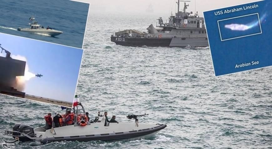 ABD'nin dev uçak gemisi bölgede: İran ordusu Hürmüz Boğazı'na indi! Orta Doğu'da sıcak saatler