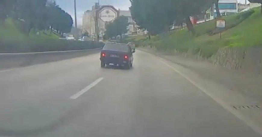 Çocukların üzerine araç sürdü, hiçbir şey olmamış gibi devam etti.. O anlar kamerada