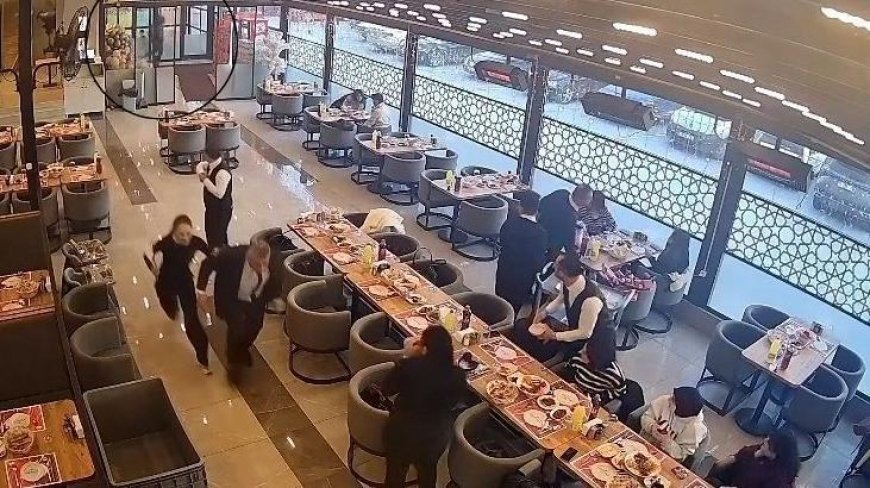 İftar saatinde restoran sahibine silahlı saldırı; olay anı kamerada