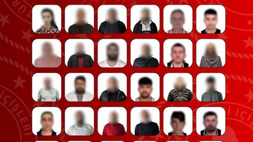 İçişleri Bakanlığı duyurdu: 23'ü kırmızı bültenle aranan 41 suçlu yakalandı