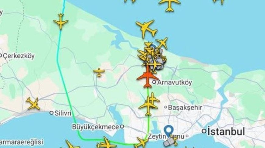 Ülkeler hava sahalarını kapadı, uçaklar İstanbul Havalimanı’na indi