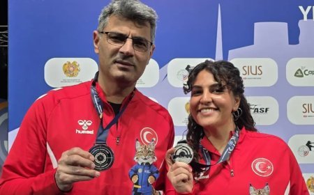 Şevval İlayda Tarhan ile Yusuf Dikeç'ten Avrupa'da gümüş madalya
