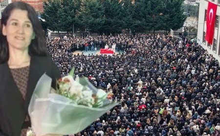 Görev yaptığı okulda öldürülen Fatma Nur öğretmene gözyaşlarıyla veda