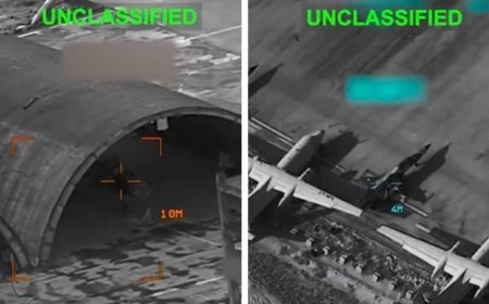 ABD saldırı görüntülerini paylaştı! İran uçakları birer birer vuruldu