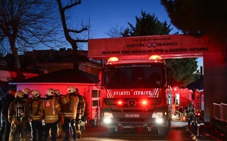 İstanbul'da hastane yangını
