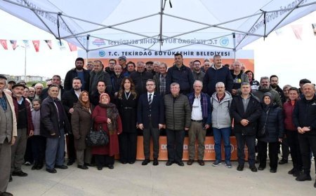 Tekirdağ Büyükşehir Belediyesi'nden arıcılara destek