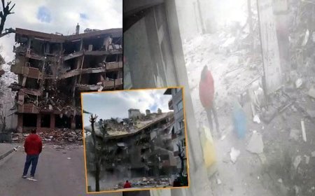 Avcılar’da 5 katlı bina yıkım sırasında çöktü! Korku dolu anlar kamerada