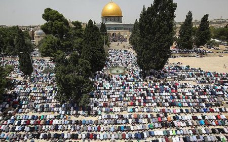 Ramazanın son cumasında İsrail'den Mescid-i Aksa engeli!