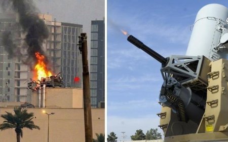 ABD’nin Bağdat Büyükelçiliği füze ile vuruldu! Sıcak görüntü