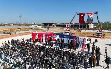 Çorlu'da Sebze ve Meyve Toptancı Hali'nin temeli törenle atıldı